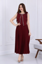 فستان ميدي ناعم فاخر