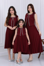 ⁦فستان ميدي ناعم فاخر⁩ - الصورة ⁦7⁩