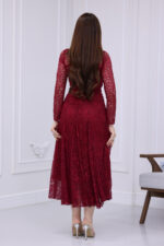 ⁦فستان ميدي ناعم فخم⁩ - الصورة ⁦6⁩