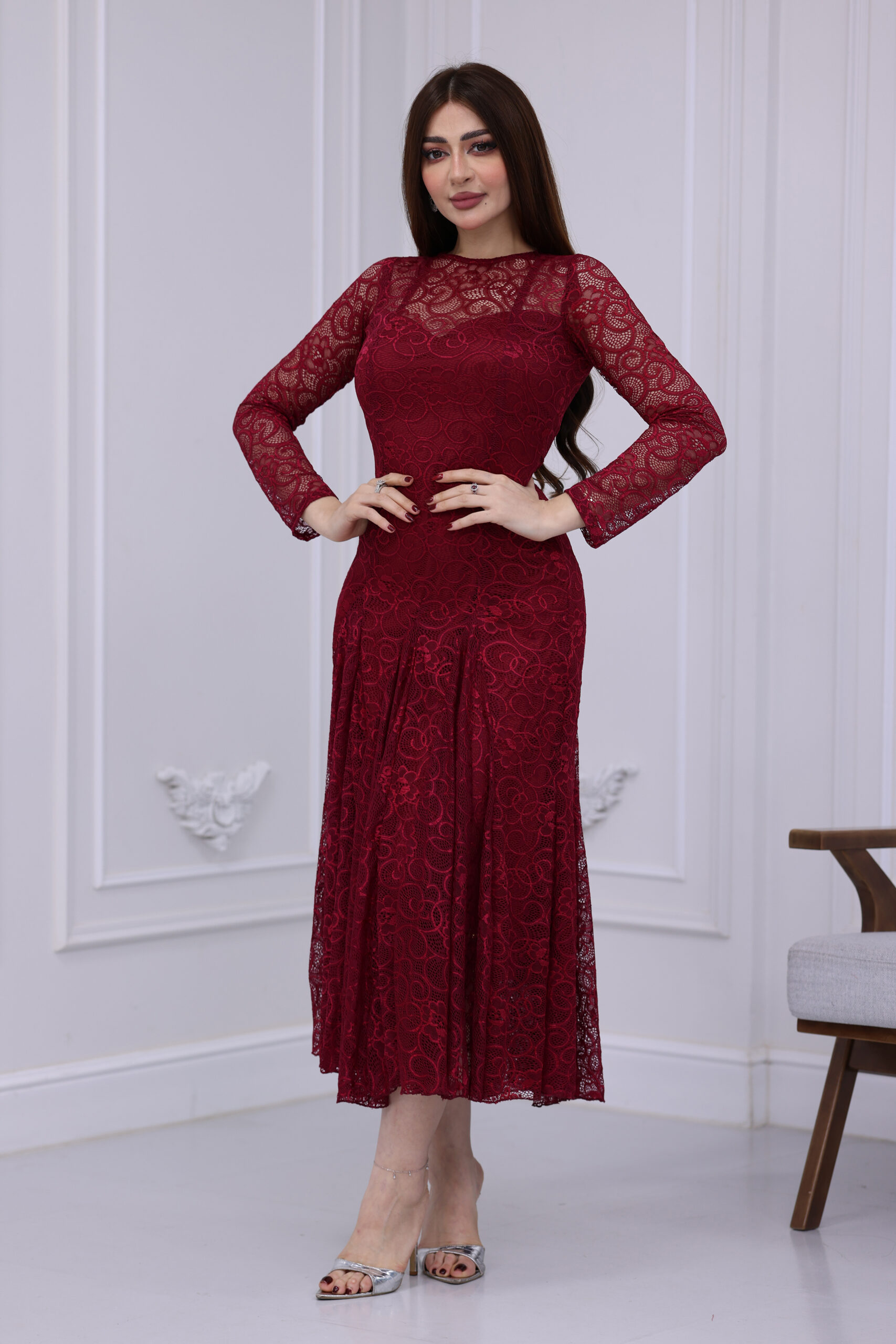 Fustan Midi Naeim Fakhm فستان ميدي ناعم فخم