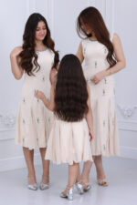 ⁦فستان ميدي ناعم راقي⁩ - الصورة ⁦4⁩