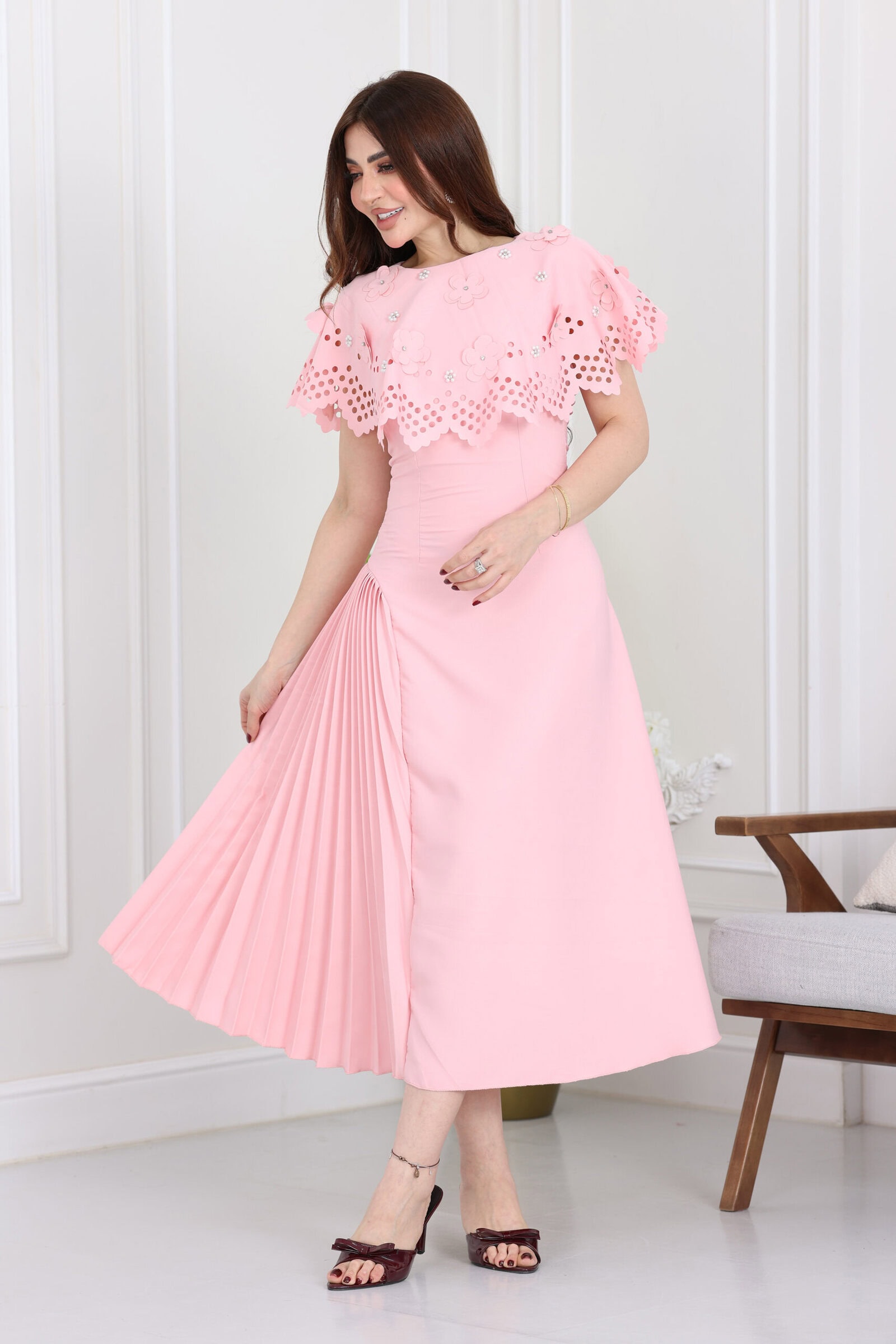 Fustan Midi Raqi (7) فستان ميدي راقي - الصورة 1