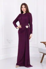 ⁦فستان مناسبات ناعم راقي⁩ - الصورة ⁦4⁩