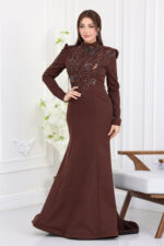 فستان مناسبات طويل انيق