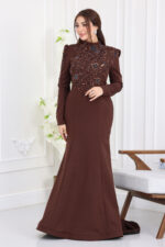 ⁦فستان مناسبات طويل انيق⁩ - الصورة ⁦2⁩