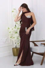 ⁦فستان مناسبات طويل فاخر⁩ - الصورة ⁦5⁩