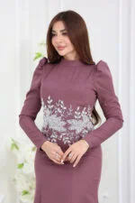 ⁦فستان مناسبات طويل فخم⁩ - الصورة ⁦9⁩