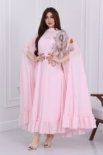 ⁦فستان ناعم بتطريز انيق⁩ - الصورة ⁦4⁩