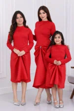 فستان ناعم ميدي انيق