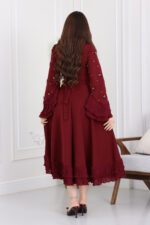 ⁦فستان ناعم ميدي فاخر⁩ - الصورة ⁦4⁩