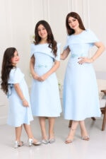 ⁦فستان ناعم ميدي فخم⁩ - الصورة ⁦6⁩