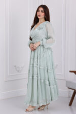 ⁦فستان ناعم مناسبات راقي⁩ - الصورة ⁦5⁩