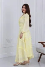 ⁦فستان ناعم مناسبات راقي⁩ - الصورة ⁦7⁩