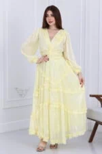 ⁦فستان ناعم مناسبات راقي⁩ - الصورة ⁦2⁩