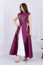 ⁦جلابية فاخرة مطرزه⁩ - الصورة ⁦2⁩