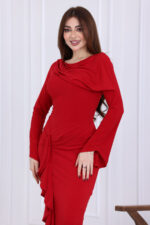 ⁦فستان ناعم طويل للمناسبات⁩ - الصورة ⁦5⁩