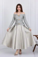 ⁦فستان نسائي تصميم فاخر⁩ - الصورة ⁦3⁩