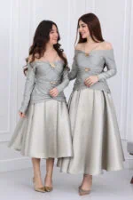 ⁦فستان نسائي تصميم فاخر⁩ - الصورة ⁦5⁩