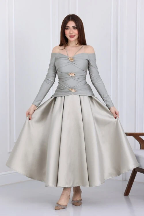 فستان نسائي تصميم فاخر