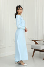 ⁦فستان نسائي ناعم طويل⁩ - الصورة ⁦4⁩