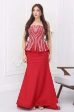 ⁦فستان سهرة تطريز انيق⁩ - الصورة ⁦3⁩