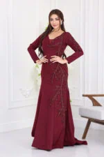 ⁦فستان سهرة تطريز فخم⁩ - الصورة ⁦5⁩