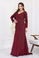 ⁦فستان سهرة تطريز فخم⁩ - الصورة ⁦10⁩