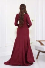 ⁦فستان سهرة تطريز فخم⁩ - الصورة ⁦12⁩