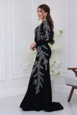 ⁦فستان سهرة تطريز فخم⁩ - الصورة ⁦4⁩