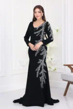 ⁦فستان سهرة تطريز فخم⁩ - الصورة ⁦8⁩