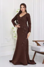 ⁦فستان سهرة تطريز فخم⁩ - الصورة ⁦9⁩