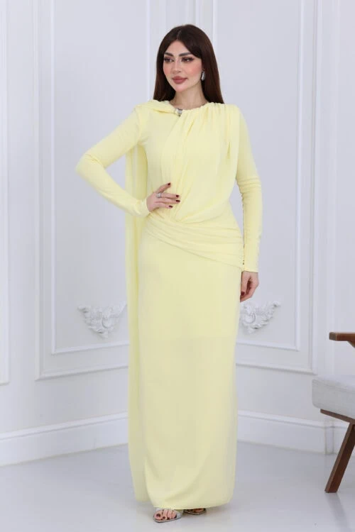 فستان طويل ناعم فاخر