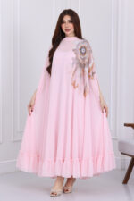 ⁦جلابيه ناعم بتطريز انيق⁩ - الصورة ⁦7⁩