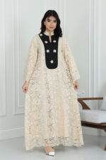 ⁦جلابية دنتيل فخمة⁩ - الصورة ⁦3⁩