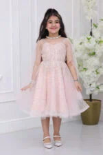 فستان بناتي سهرة مطرز