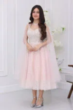 ⁦فستان بناتي سهرة مطرز⁩ - الصورة ⁦3⁩