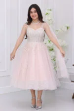 ⁦فستان بناتي سهرة مطرز⁩ - الصورة ⁦4⁩