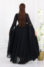 ⁦فستان شيفون ملكي⁩ - الصورة ⁦4⁩