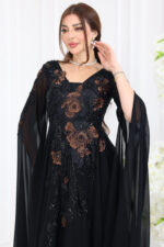 ⁦فستان شيفون ملكي⁩ - الصورة ⁦7⁩