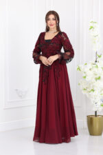 ⁦فستان سهرة ورد⁩ - الصورة ⁦7⁩