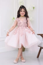 فستان بناتي فخم مطرز