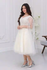 ⁦فستان بناتي مطرز راقي⁩ - الصورة ⁦5⁩