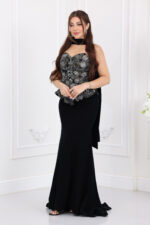 ⁦فستان مناسبات مطرز⁩ - الصورة ⁦5⁩