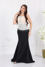 ⁦فستان سهرة بتطريز مميز⁩ - الصورة ⁦3⁩