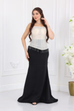 ⁦فستان سهرة بتطريز مميز⁩ - الصورة ⁦4⁩