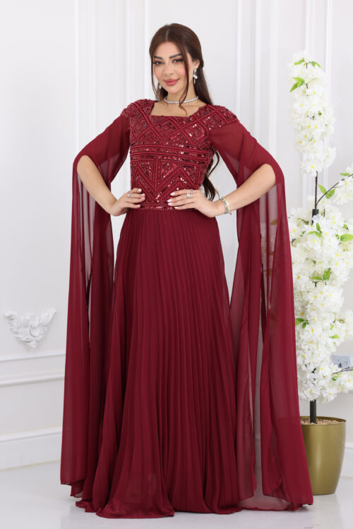 فستان سهرة كسرات فاخره