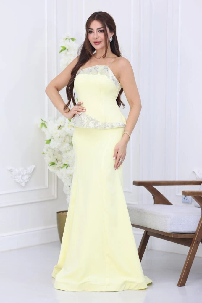 فستان سهرة كورسيه فخم