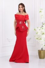 ⁦فستان سهرة مطرز مميز⁩ - الصورة ⁦7⁩