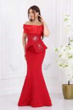 ⁦فستان سهرة مطرز مميز⁩ - الصورة ⁦6⁩