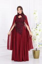 ⁦فستان سهرة شيفون فاخر⁩ - الصورة ⁦8⁩